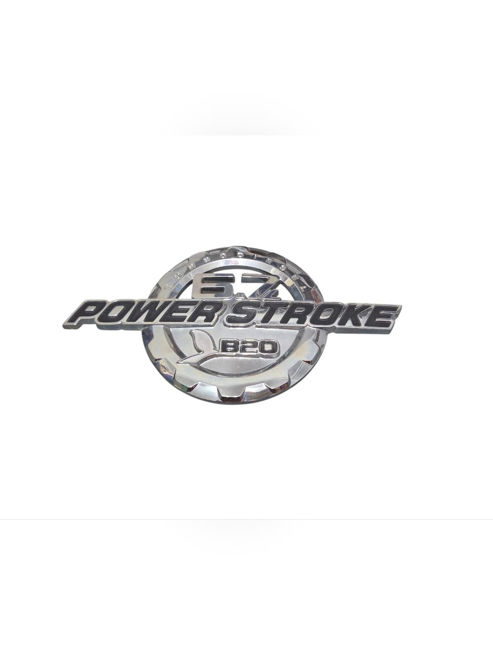 OEM 2011-2016 Ford F-250/F-350 PowerStroke B20 Chrome Emblem #BC342543156AA